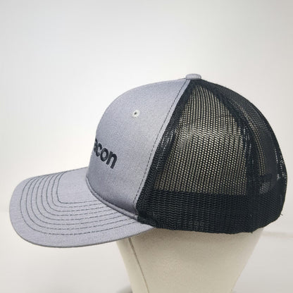 Port Authority Trucker Hat Gray Black One Size Mesh Snapback Terracon Logo