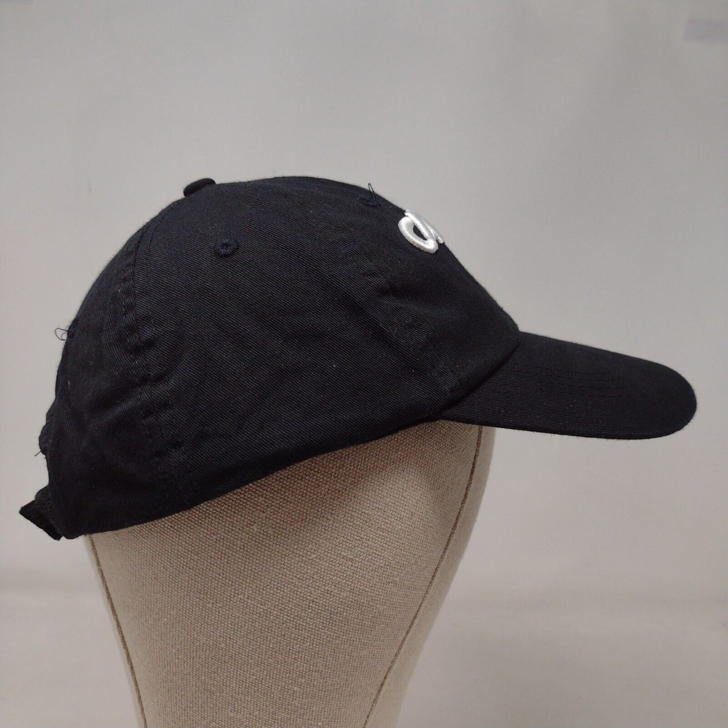 Flag of Canada Strapback Hat Black OSFA Solid Adjustable Embroidered