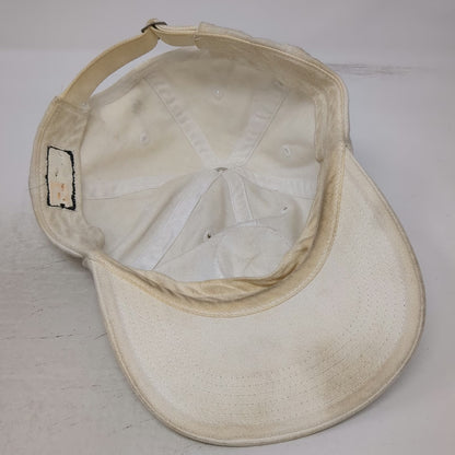 What The Fin? Baseball Cap White One Size Patch American Flag Slideback hat