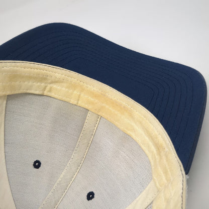 Yupoong Trucker Hat Blue White One Size Mesh Snapback 7 Seas Brewing Company