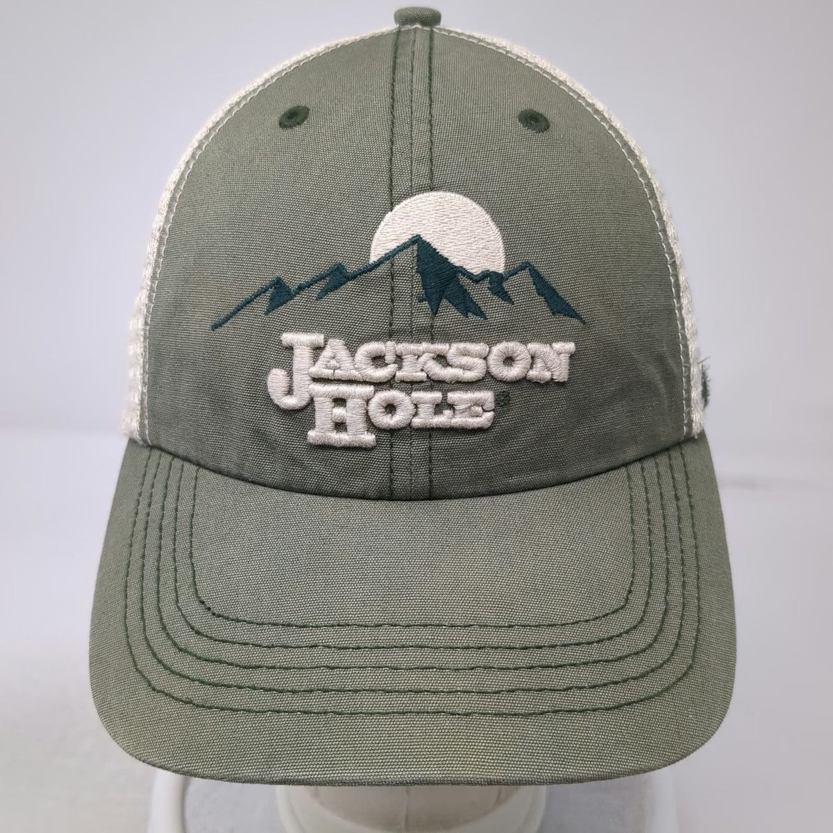'47 Baseball Cap Green One Size Jackson Hole Mountain Mesh Stretch Outdoors Hat