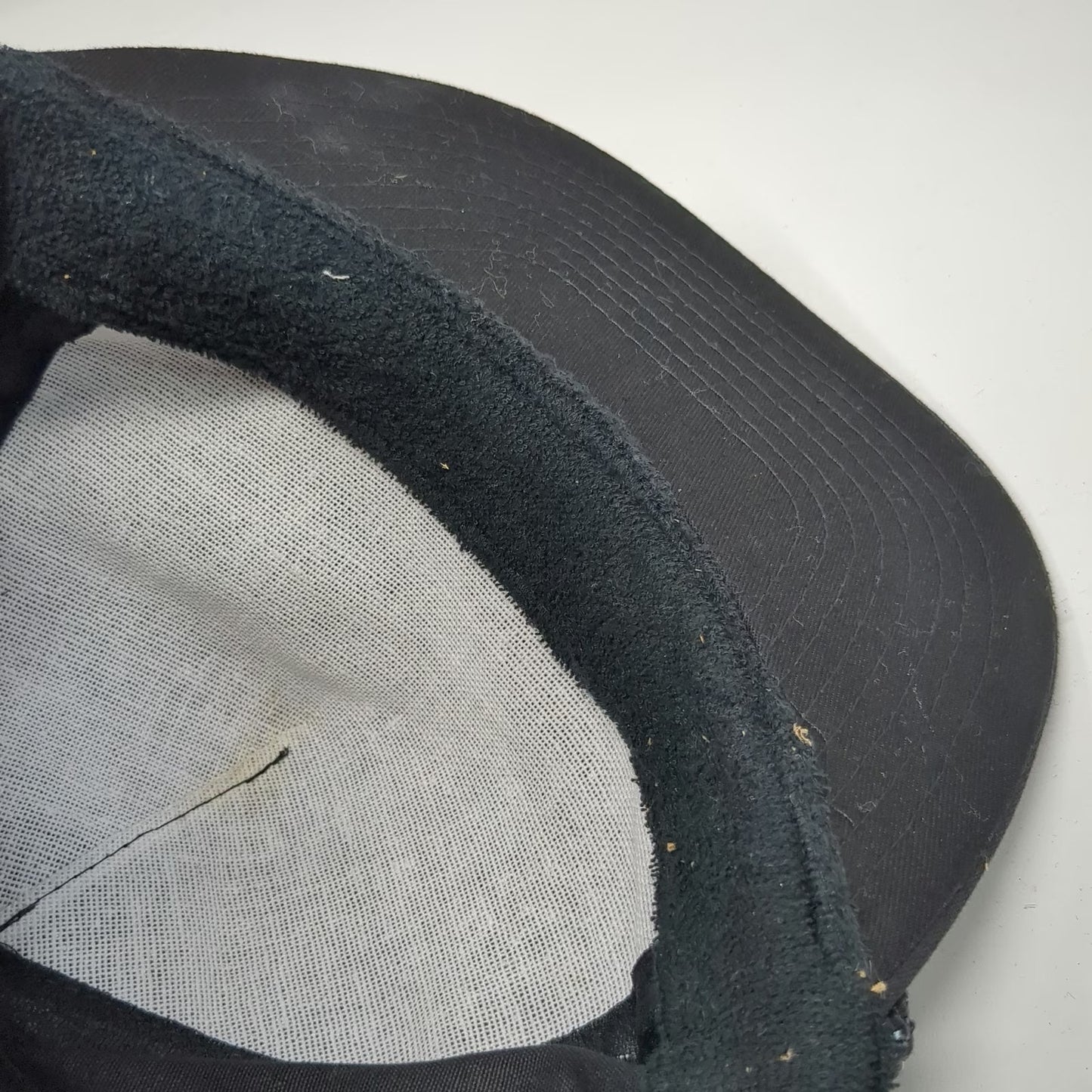 Mohr's Darkman Movie 1990 Promo Black OS Trucker Rope Hat Slideback Vintage