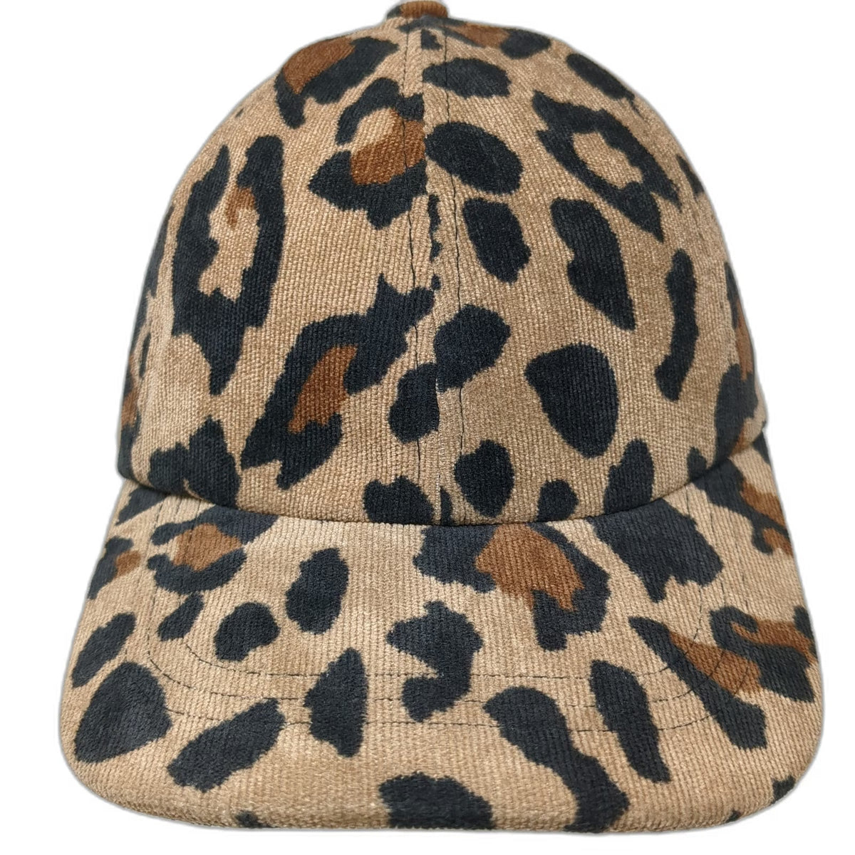 Maurices Baseball Cap Beige Black Brown One Size Leopard Animal Print Strap Hat