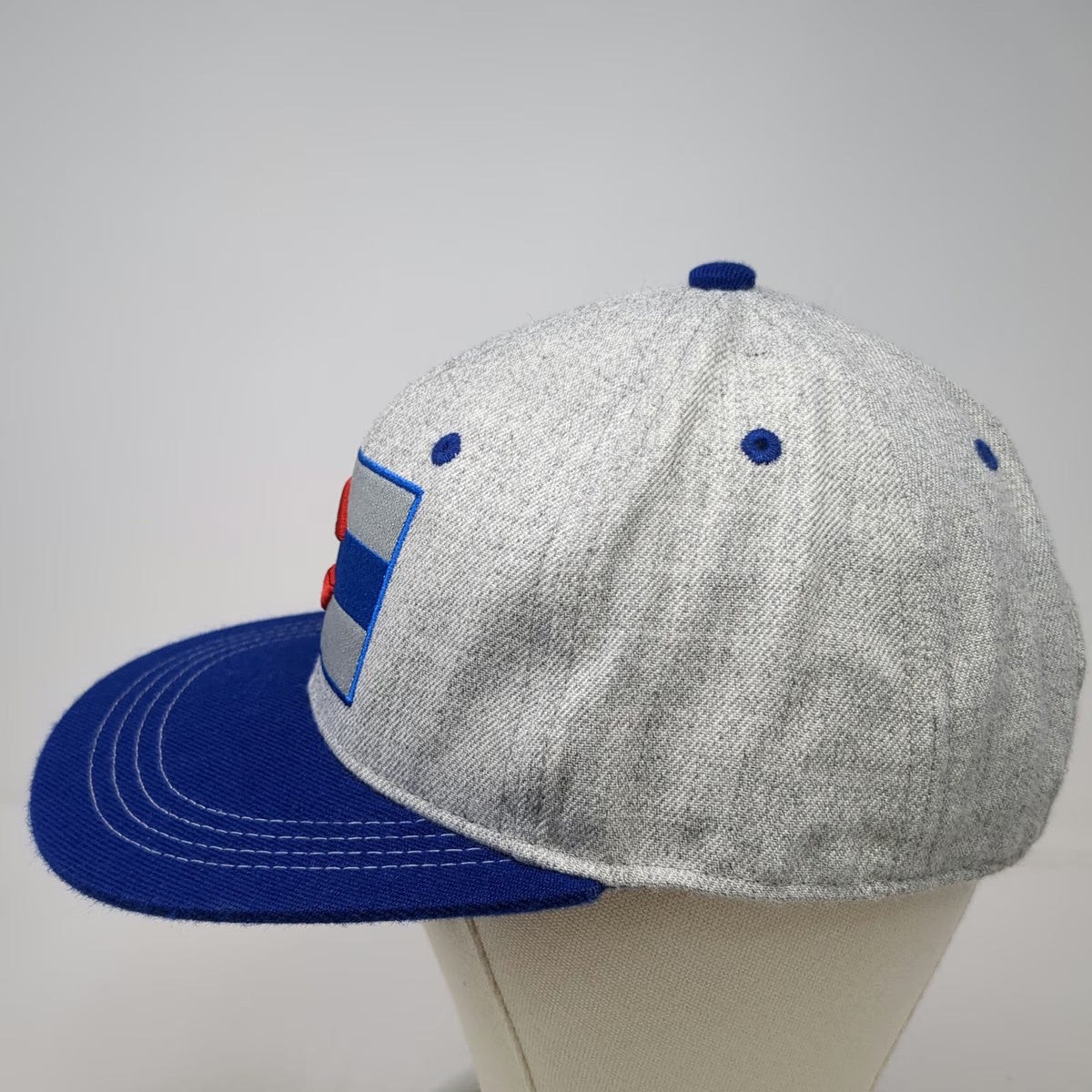 CO Limitless Colorado Flag Snapback Hat Gray Blue One Size Structured Cap