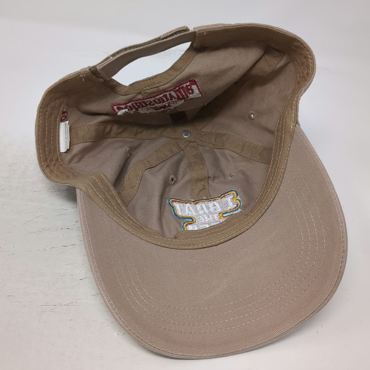 Johnsonville Leinenkugel's I Brat The Beer Baseball Cap Beige One Size Hat Logo