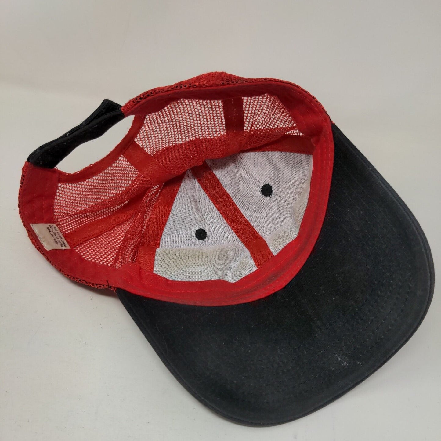 Dodge Hellcat Strapback Mesh Back Trucker Hat Multi One Size Colorblock