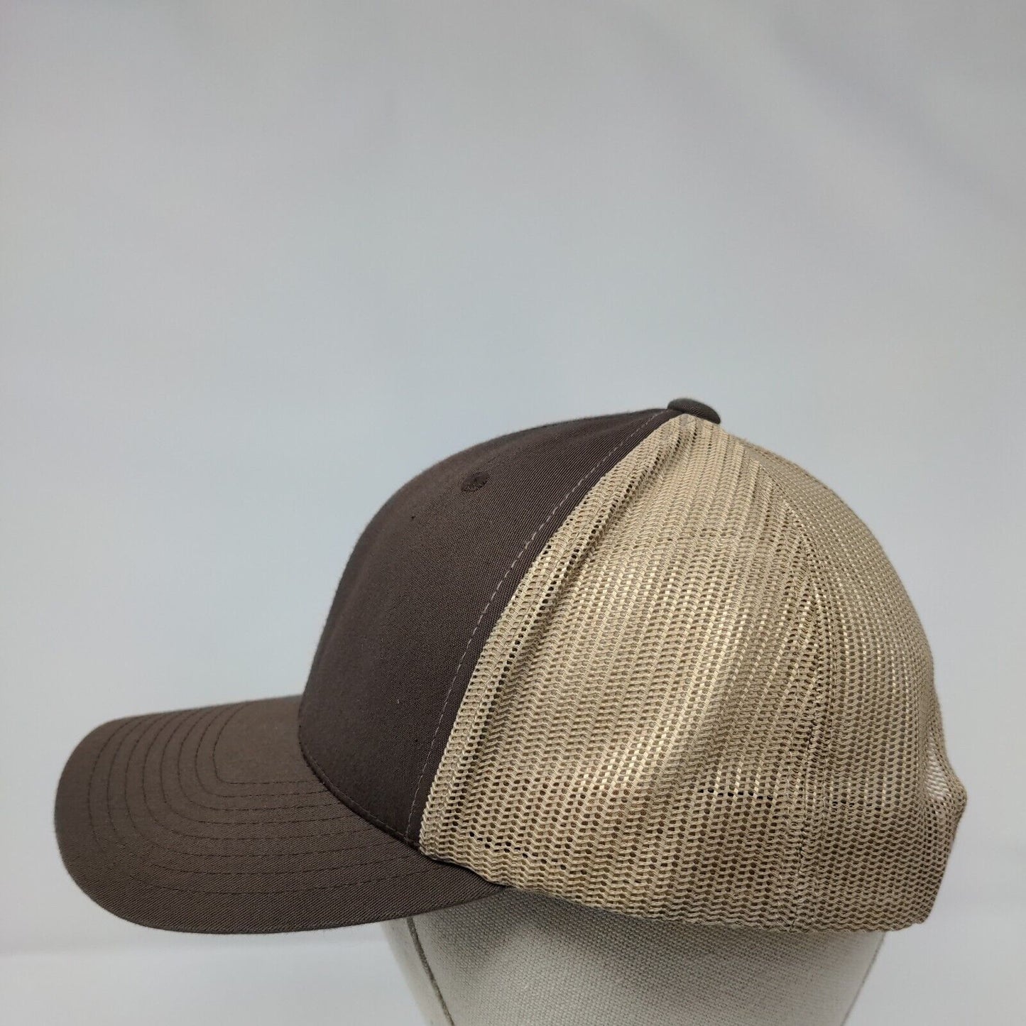 I Love Gluten Snapback Mesh Back Trucker Hat Brown One Size Yupoong
