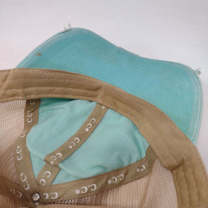 C.C Exclusives Strapback Mesh Back Trucker Hat Multi One Size Ponytail