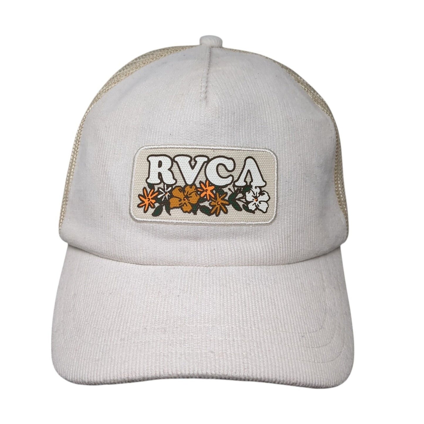 RVCA Snapback Trucker Hat Multicolor One Size Adjustable Mesh Back 6 Panel