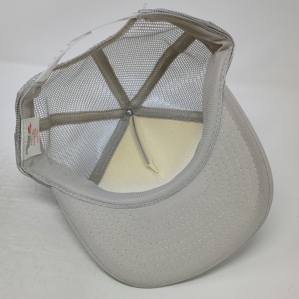 Designer Award Trucker Hat Gray One Size Tradewinds Fuqua Homes Mesh Snapback