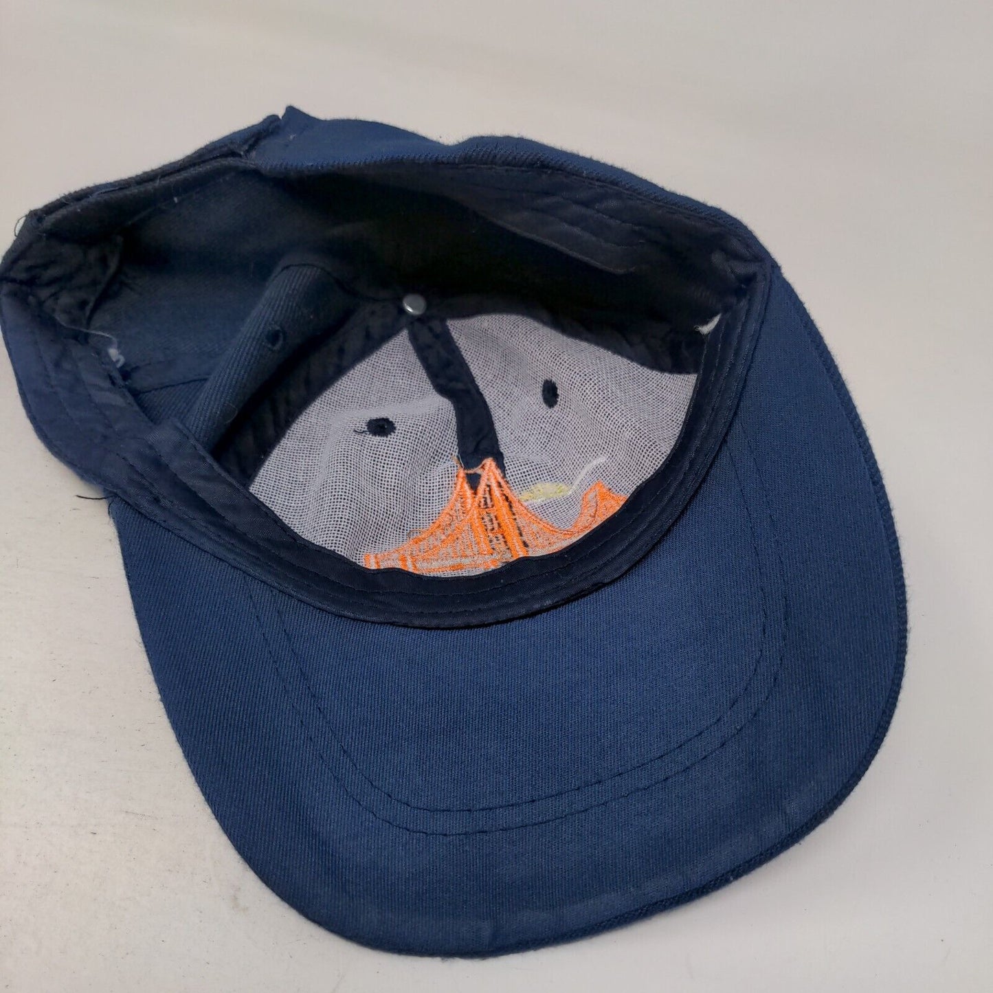San Francisco Strapback Hat Blue One Size Adjustable Embroidered 6 Panel