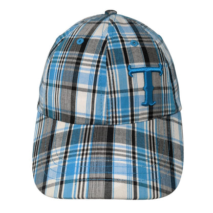 Twister Strapback Hat Multicolor One Size Adjustable Embroidered Plaid