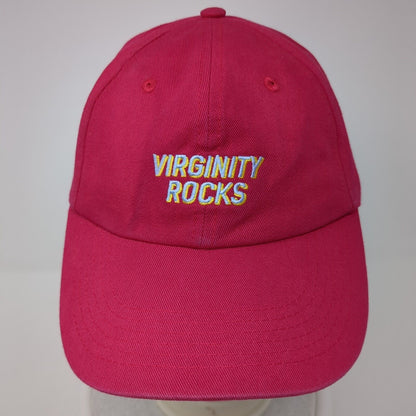 Virginity Rocks Danny Duncan Slideback Hat Pink One Size Adjustable Embroidered