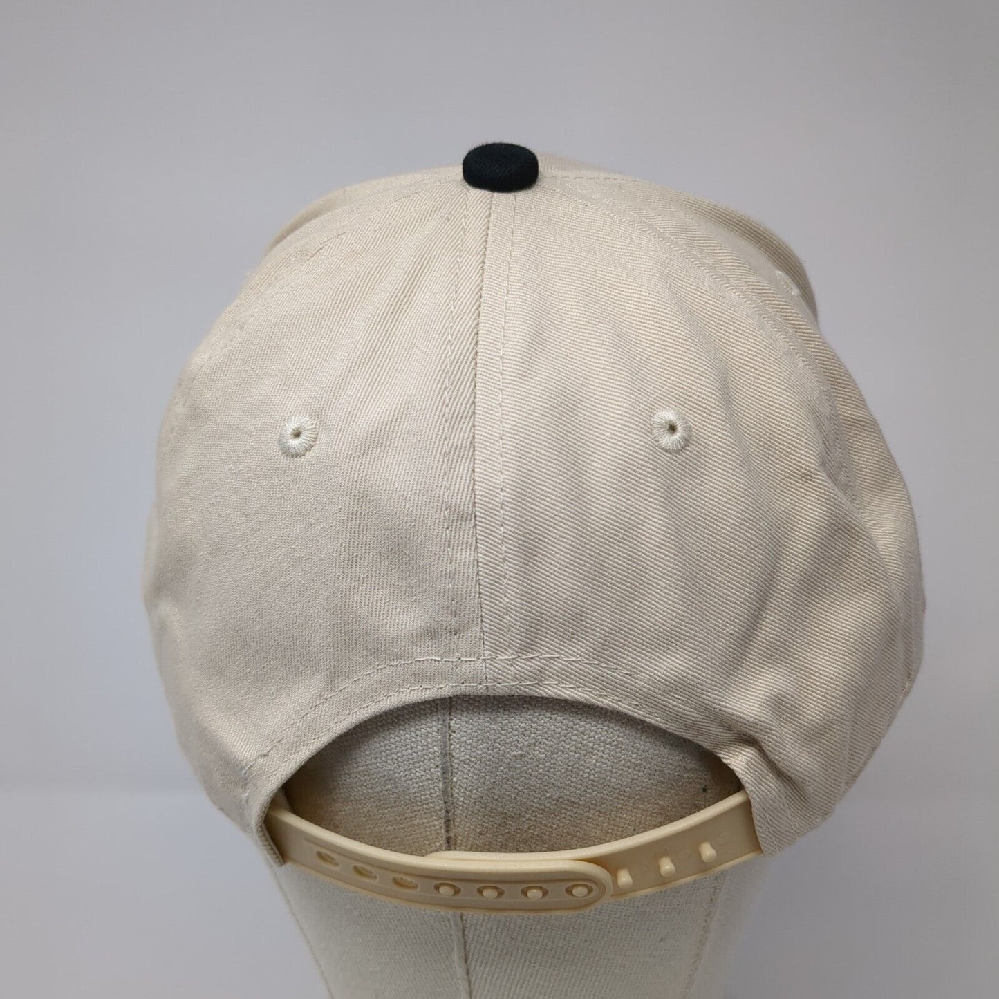 Buckedup.com Snapback Hat Tan One Size Adjustable Embroidered 6 Panel Cotton