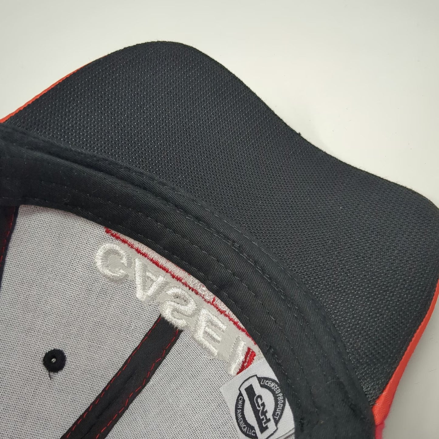 Case IH Baseball Cap Black Red OSFM Agriculture Logo Mesh Front Strapback Hat