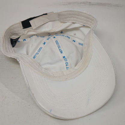 Mission Baseball Cap White One Size Cooling Performance Polyester Strapback Hat