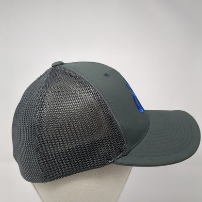 N Boise Fitted Mesh Back Trucker Hat Gray 6 7/8-7 3/8 Pacific Headwear