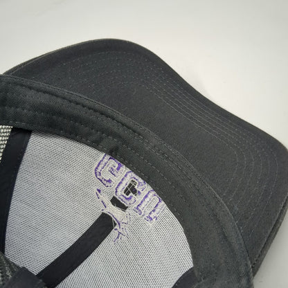 GCU Antelopes NCAA Port Authority Baseball Cap Gray OSFM Mesh Back Strapback Hat
