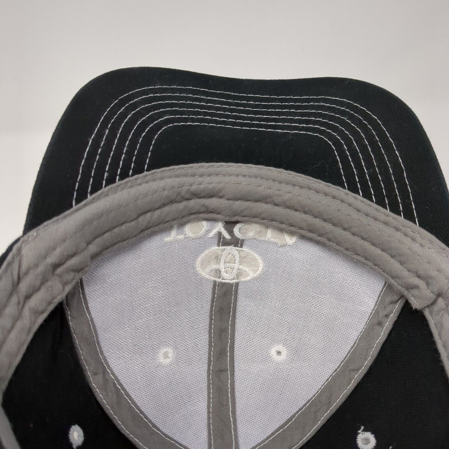 Toyota Spell Out Strapback Hat Multi One Size Embroidered Colorblock