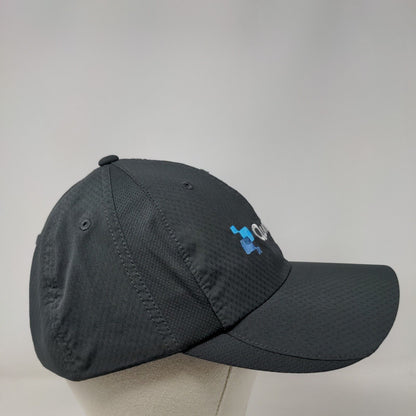 Qumulo Strapback Golf Hat Gray OSFM Adjustable Heritage86 Nike Dri-Fit