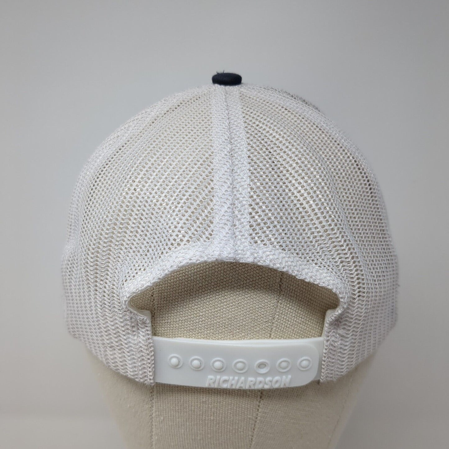 Big City Coffee & Cafe Snapback Trucker Hat Blue One Size Mesh Back