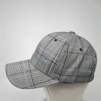 Dynamic Discs Fitted Hat Gray Large-XL Plaid Embroidered Flexfit Yupoong