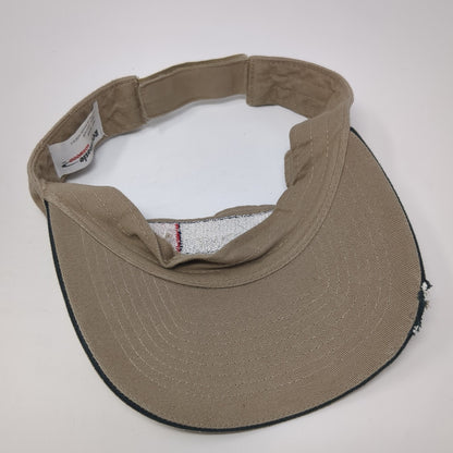 D.L. Evans Bank Idaho's Hometown Community Bank Sun Visor Hat Brown One Size