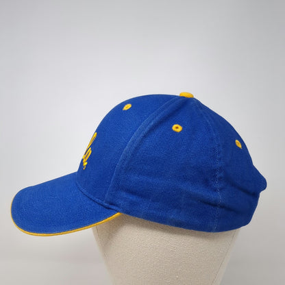 Signatures UCLA Bruins NCAA Blue Yellow One Size Strapback Cap Script Logo Hat