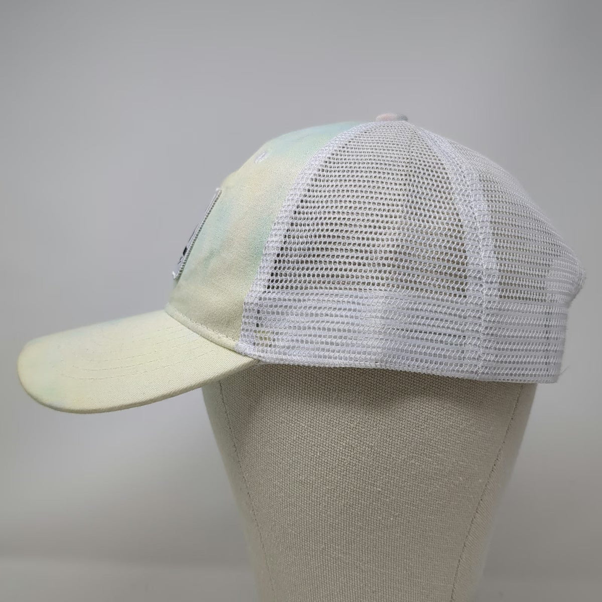 OC Trucker Hat Pink One Size Tie-Dye Mesh Snapback Tiger Retired Patch Hat