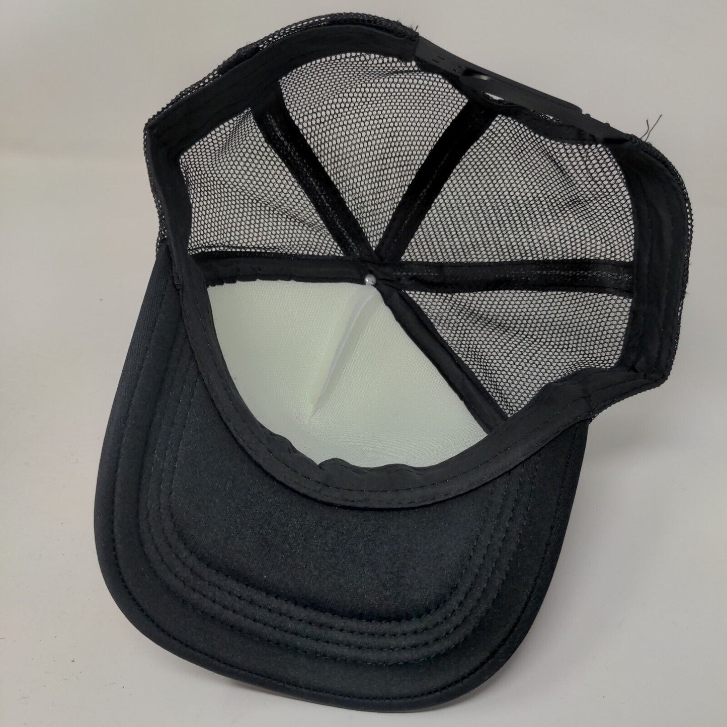 Asheville Snapback Mesh Back Trucker Hat Black One Size Colorblock