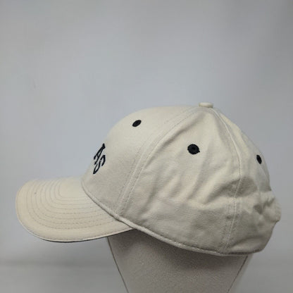 Adidas Strapback Hat Tan OSFA Embroidered Adjustable 6 Panel