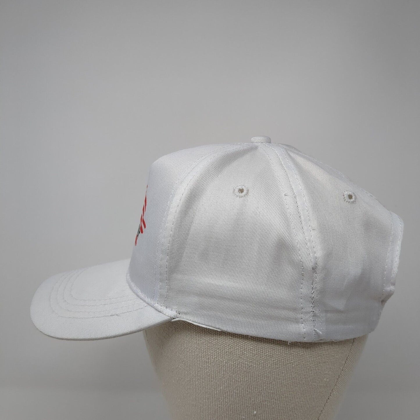 In God We Trust Snapback Hat White One Size Adjustable Patriotic Polyester