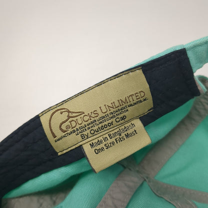 Ducks Unlimited Slideback Baseball Cap Blue One Size Adjustable Embroidered