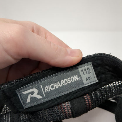 Top Notch Beard Snapback Trucker Hat Black OS Adjustable Mesh Back Richardson