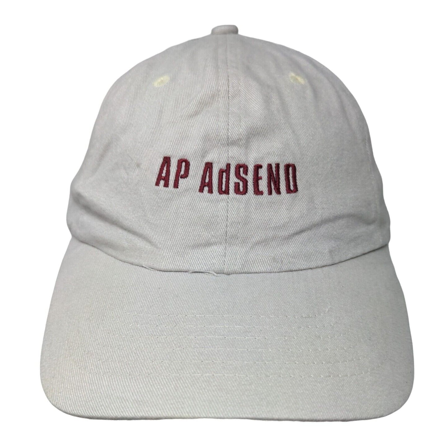 AP Adsend Strapback Hat Tan One Size Adjustable Embroidered 6 Panel Ouray