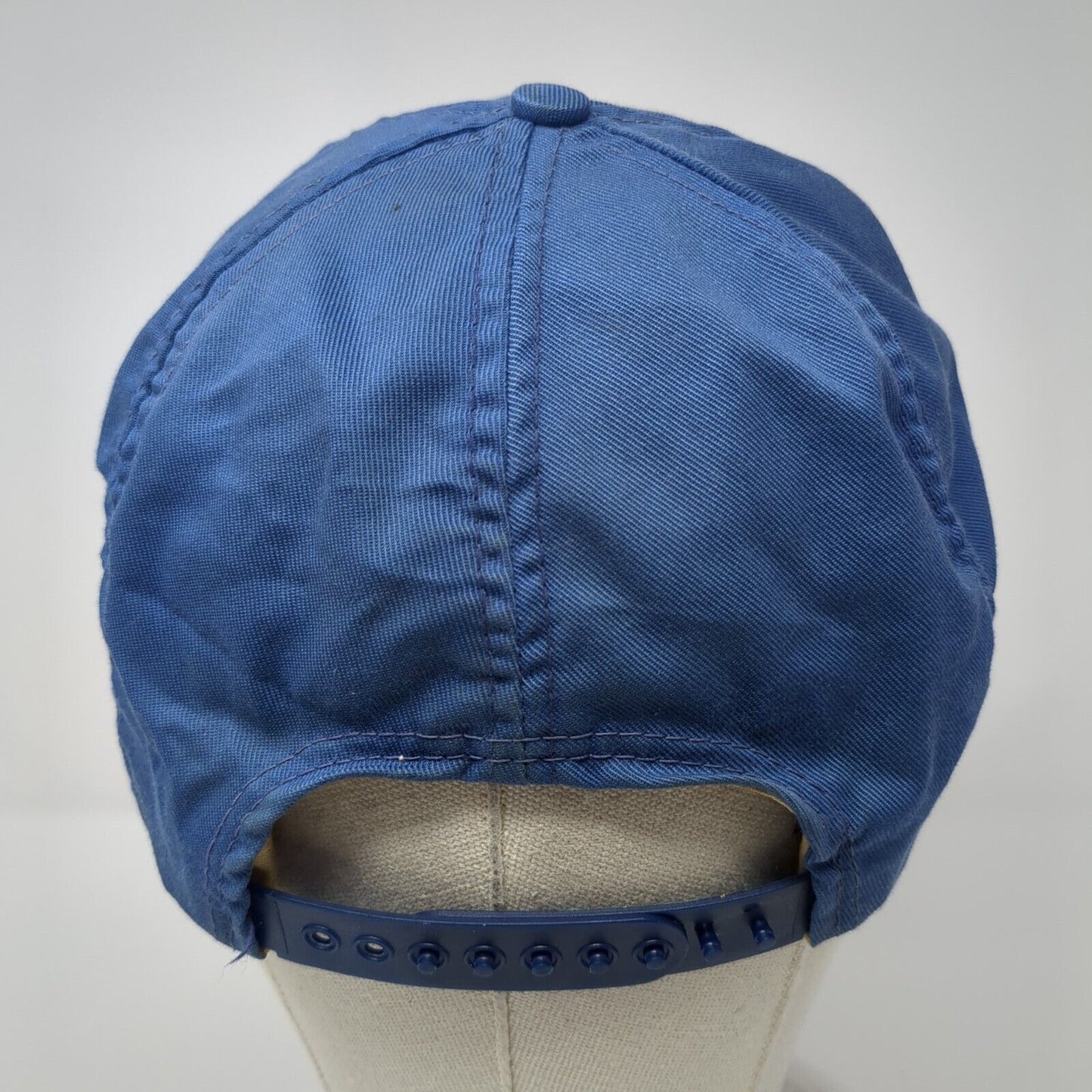 American Challenge Snapback Hat Blue One Size Adjustable Embroidered