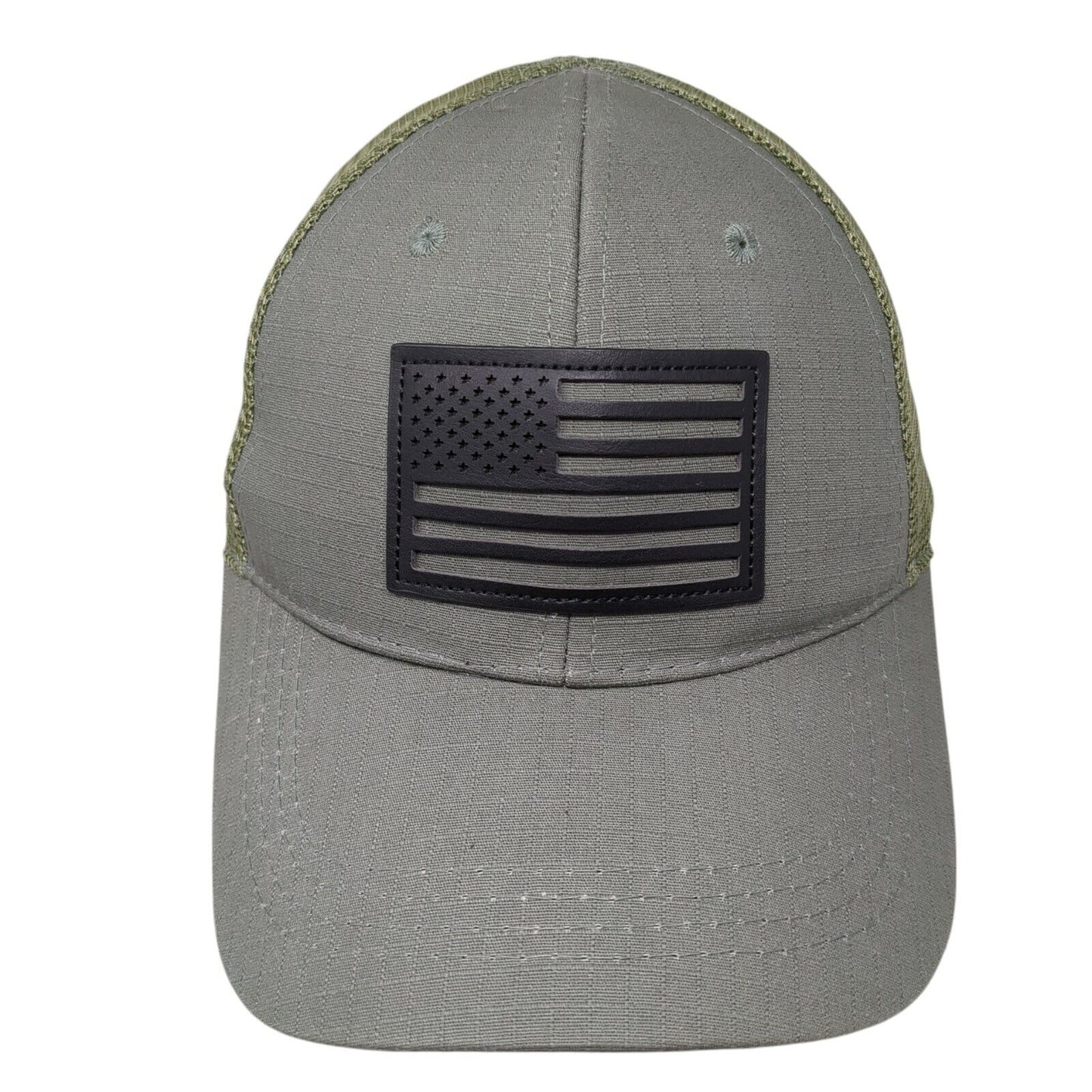 American Flag Snapback Mesh Back Trucker Hat Multi One Size Adjustable