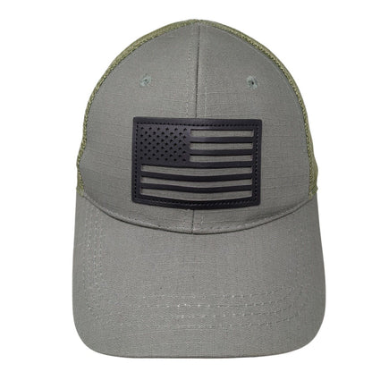 American Flag Snapback Mesh Back Trucker Hat Multi One Size Adjustable