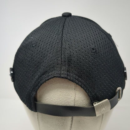 Chef Works Baseball Cap Black One Size Mesh Side Buttons for Face Mask Strapback