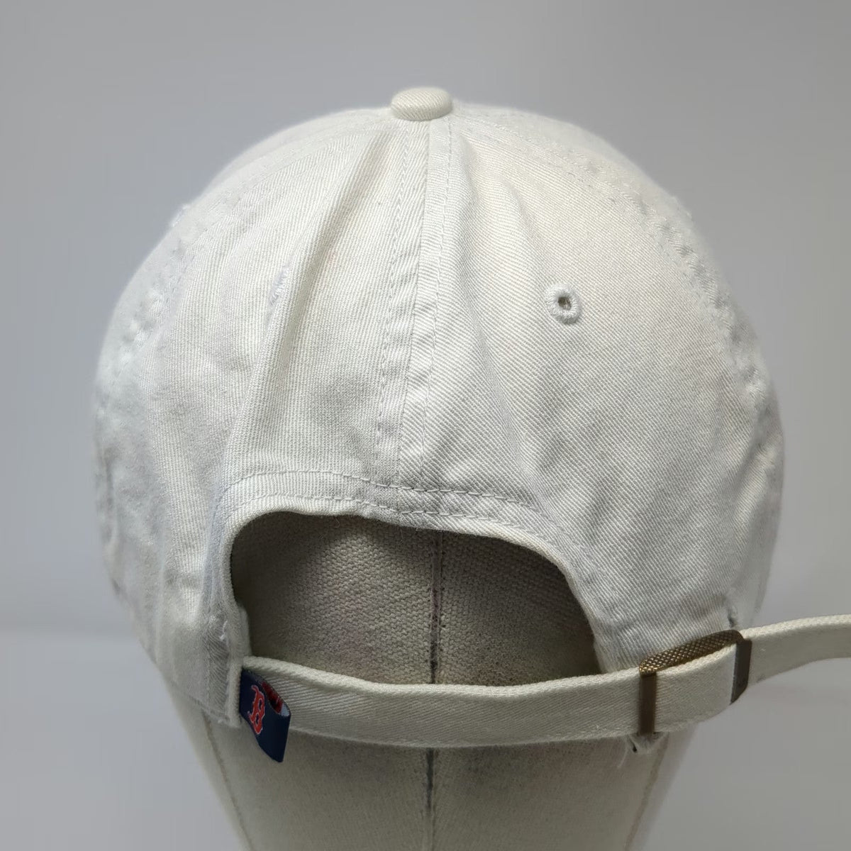 47 MLB Boston Red Sox Baseball Cap White One Size Slideback Fenway Collection