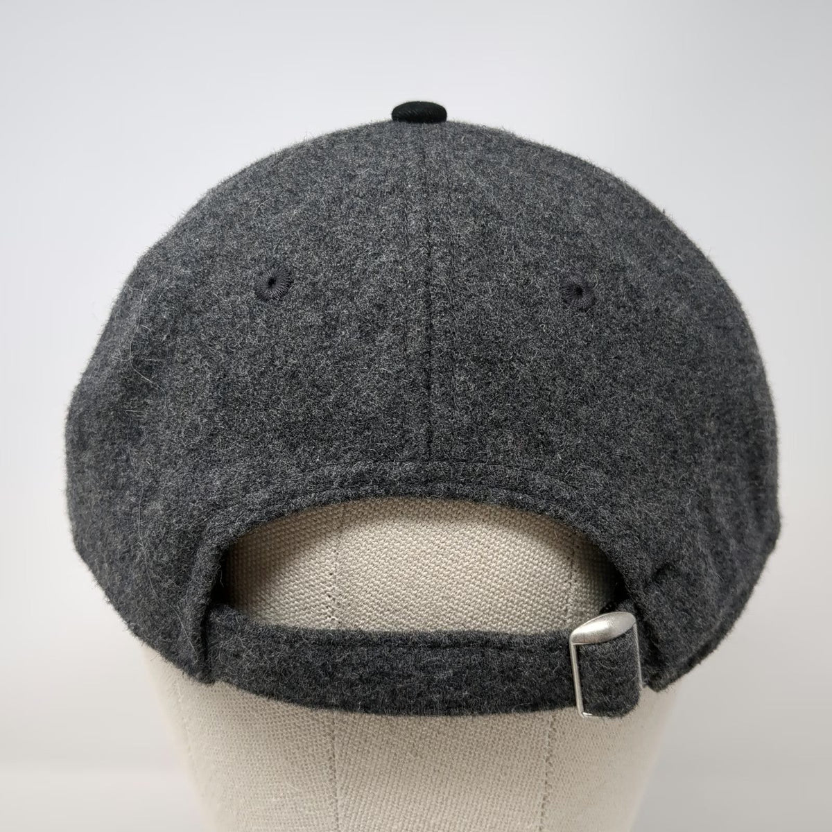 New Era Baseball Cap Gray One Size West Valley Construction Wool Slideback Hat