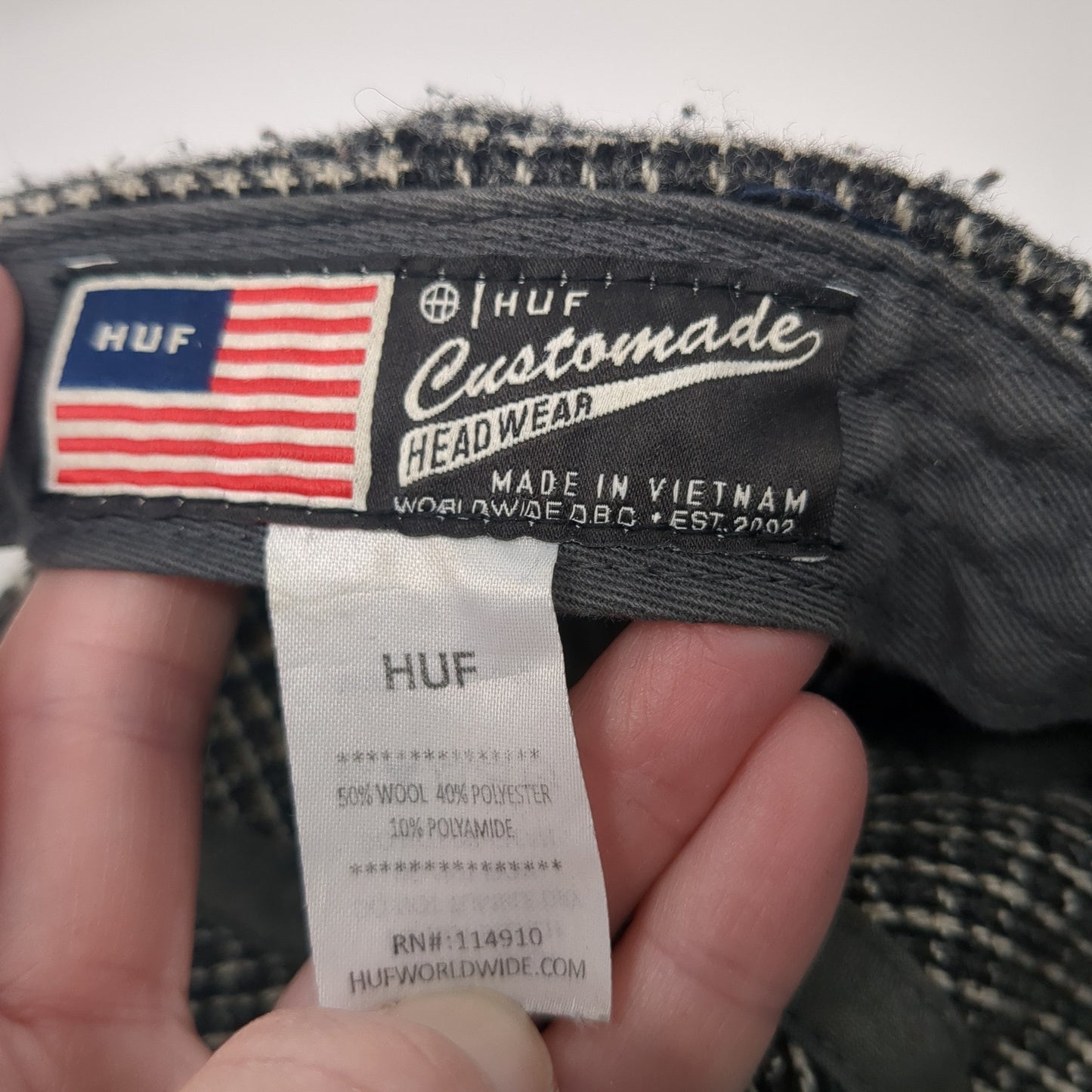 Huf 1984 Slideback Baseball Cap Multicolor One Size Adjustable Embroidered