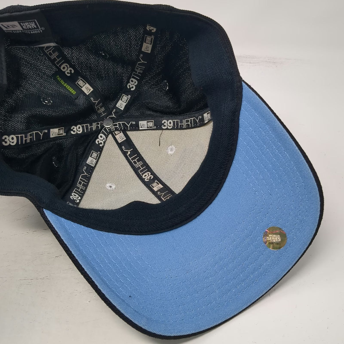 New York Yankees MLB New Era Baseball Cap Black One Size 2009 World Series Hat