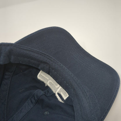 Ecco Safety Group Strapback Hat Blue OS Adjustable Embroidered Port & Company