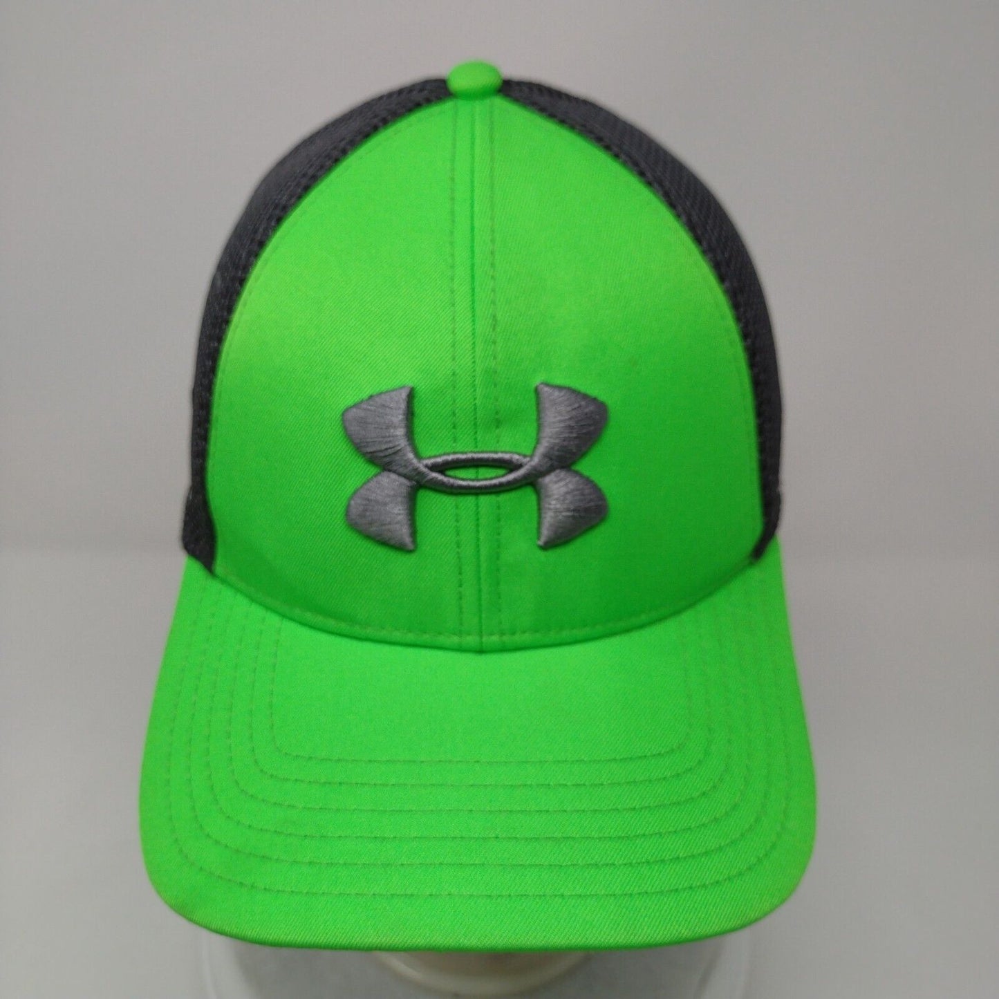 Under Armour Fitted Mesh Back Hat Multi M/L Colorblock Embroidered