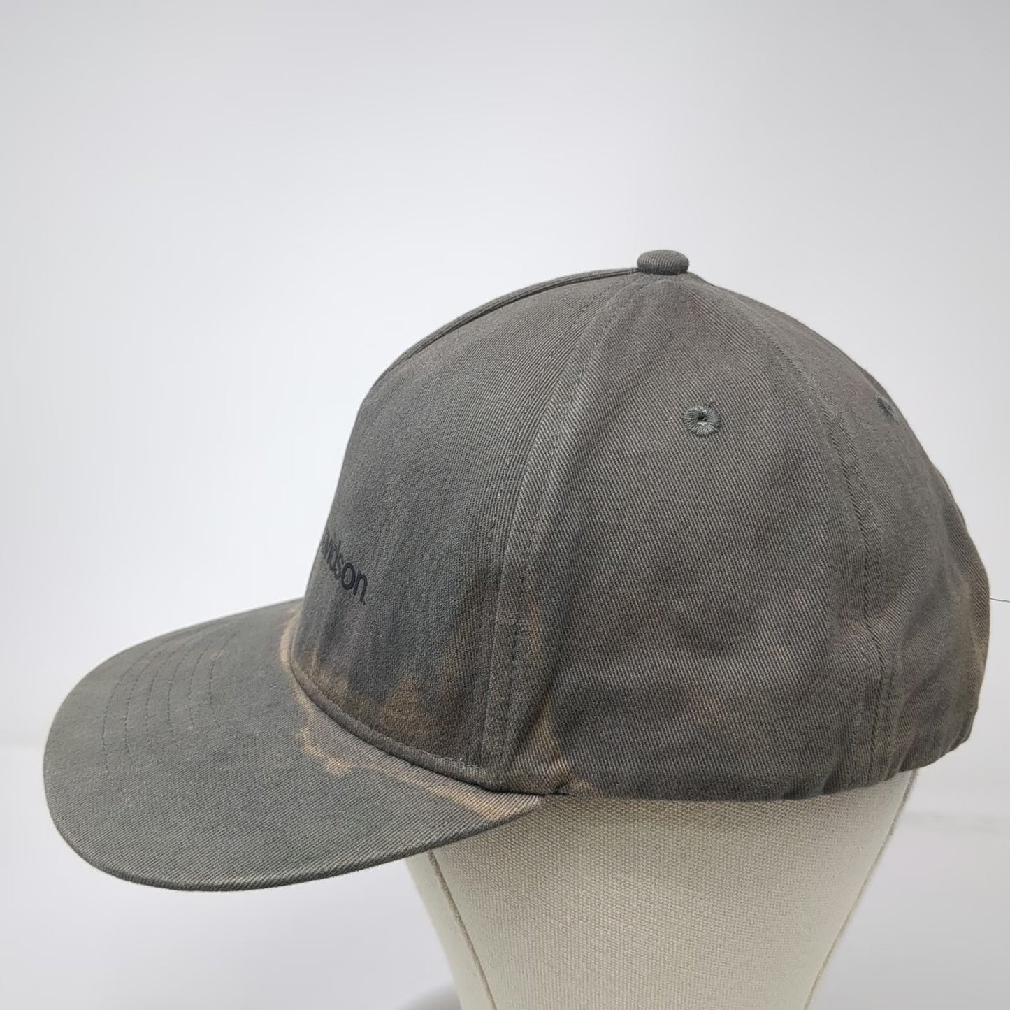 Harley-Davidson 5 Panel Green One Size Hat Snapback Cotton Logo Embroidered