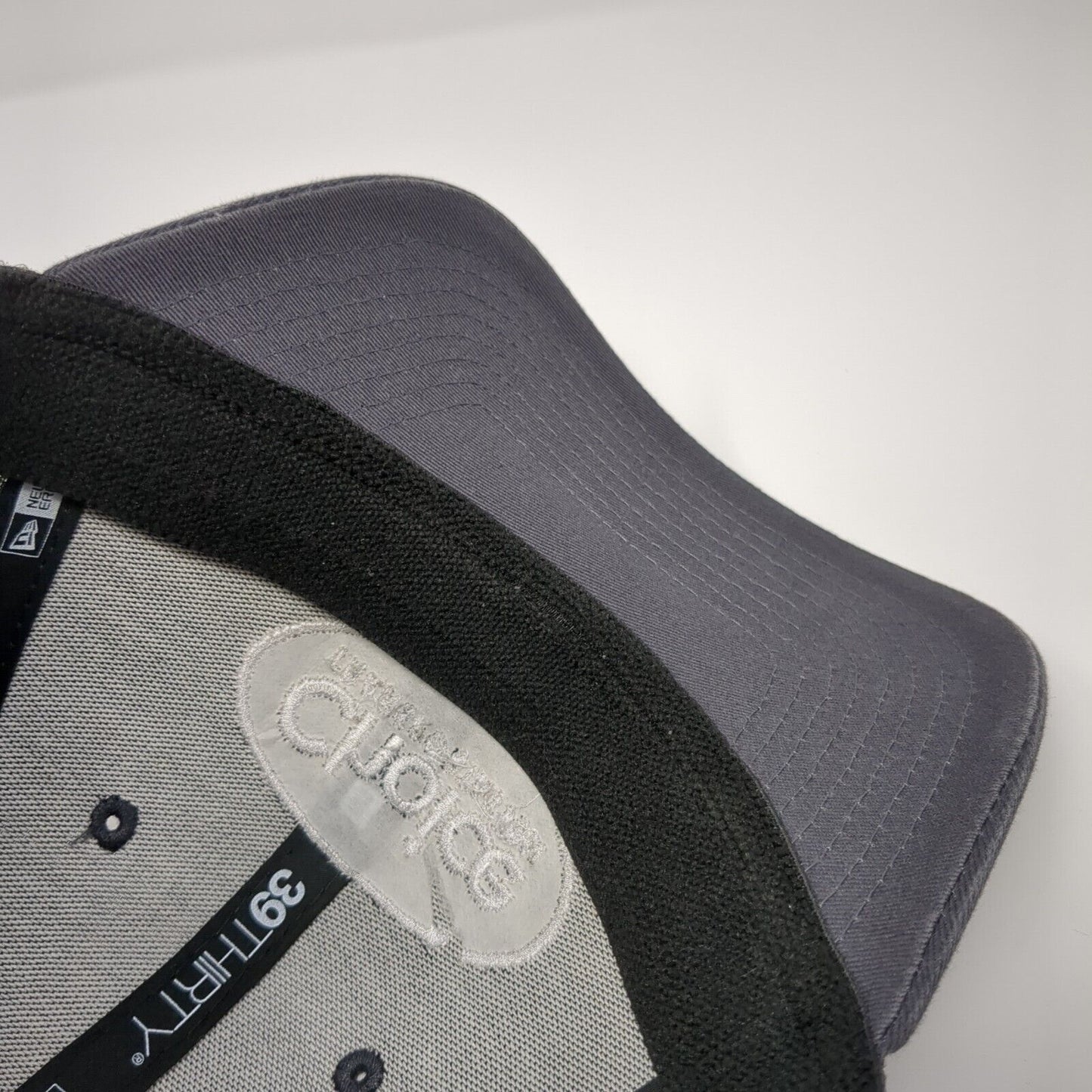 Choice Transportation Fitted Mesh Back Hat Gray S/M New Era Embroidered