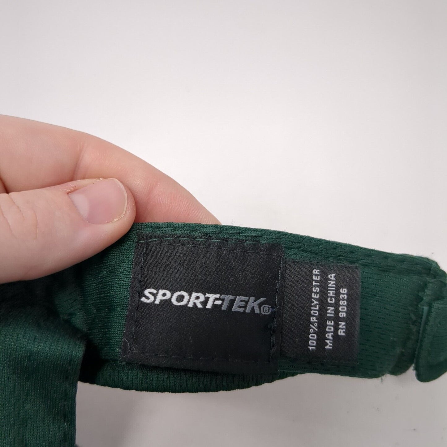 Sport-Tek Golf Sun Visor Hat Green One Size Adjustable Lightweight Blank