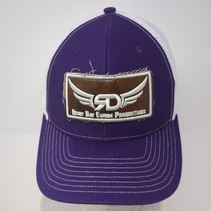 Reiny Day Equine Productions Snapback Trucker Hat Purple One Size