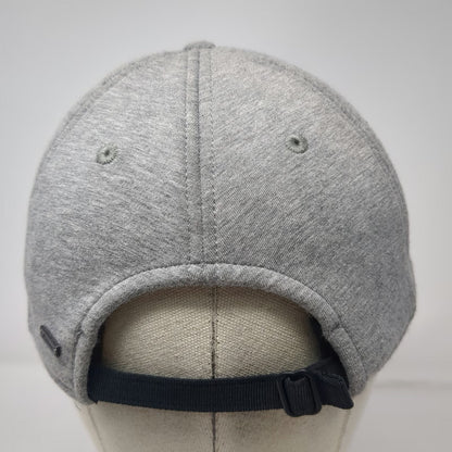lululemon Baseball Cap Gray One Size Slideback Stretch Cotton Blend Logo Hat